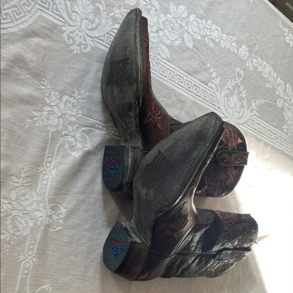 Old Gringo Brown Heeled Boots women’s size 9m - Picture 7 of 8